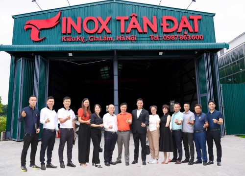Hội doanh nghiệp kiến trúc - xây dựng - nội thất Hà Nội (Hội ABI Hà Nội) thăm doanh nghiệp Inox Tân Đạt 