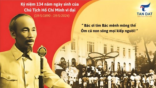 Inox Tân Đạt Chào mừng kỷ niệm 134 năm ngày sinh Chủ tịch Hồ Chí Minh (19/5/1890 - 19/5/2024)
