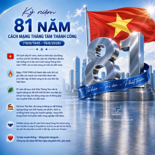 Kỷ niệm 81 năm Cách mạng Tháng Tám thành công (19/8/1945 – 19/8/2026)