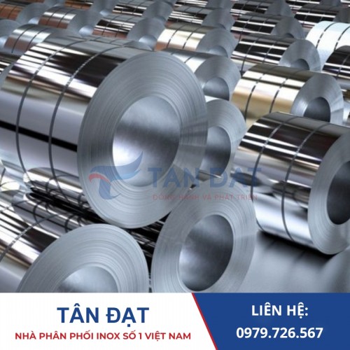 Cuộn inox 304 là gì? Giải pháp vật liệu bền – đẹp – tiết kiệm cho xưởng cơ khí