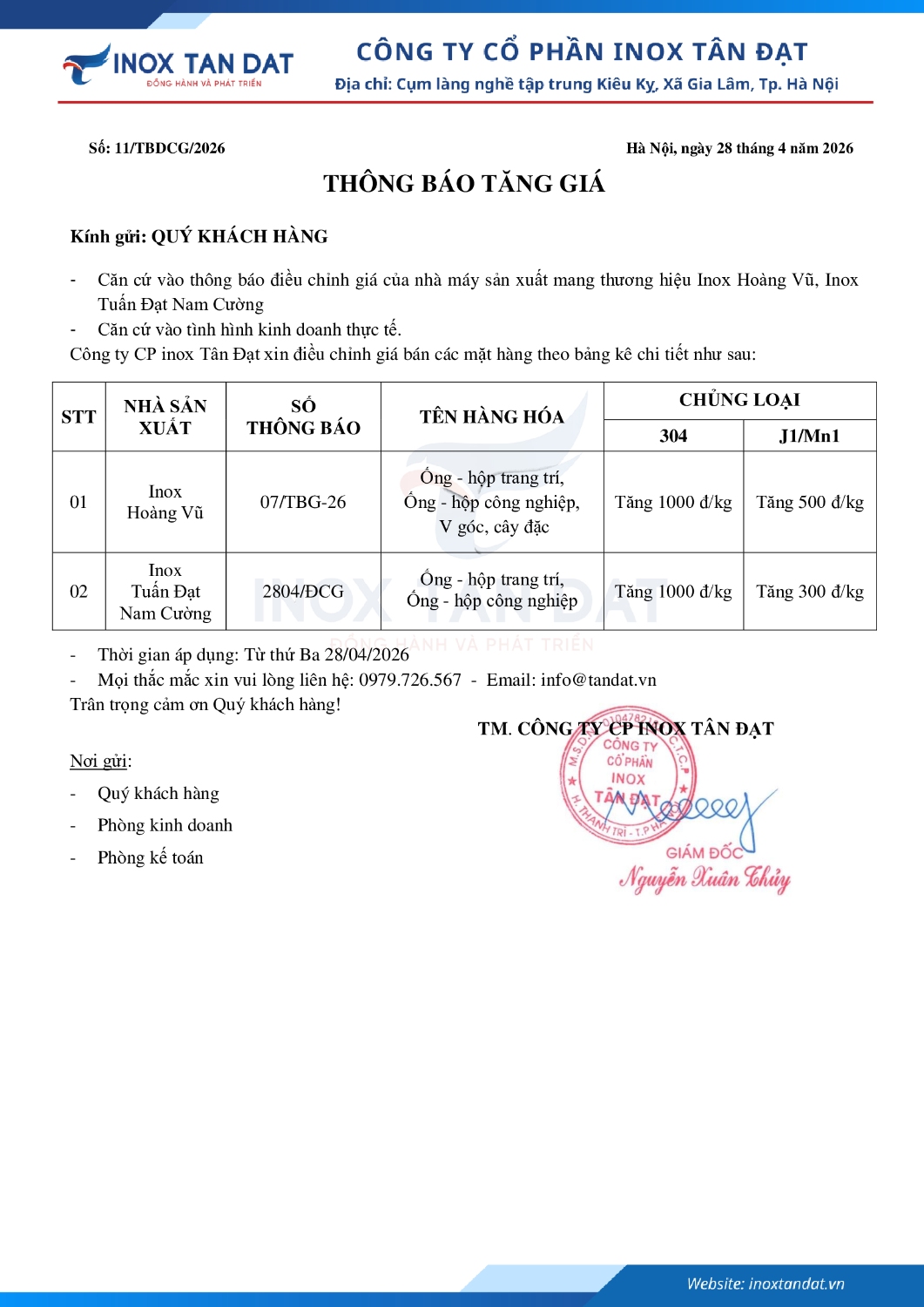 Điều chỉnh giá inox 2804H (1)