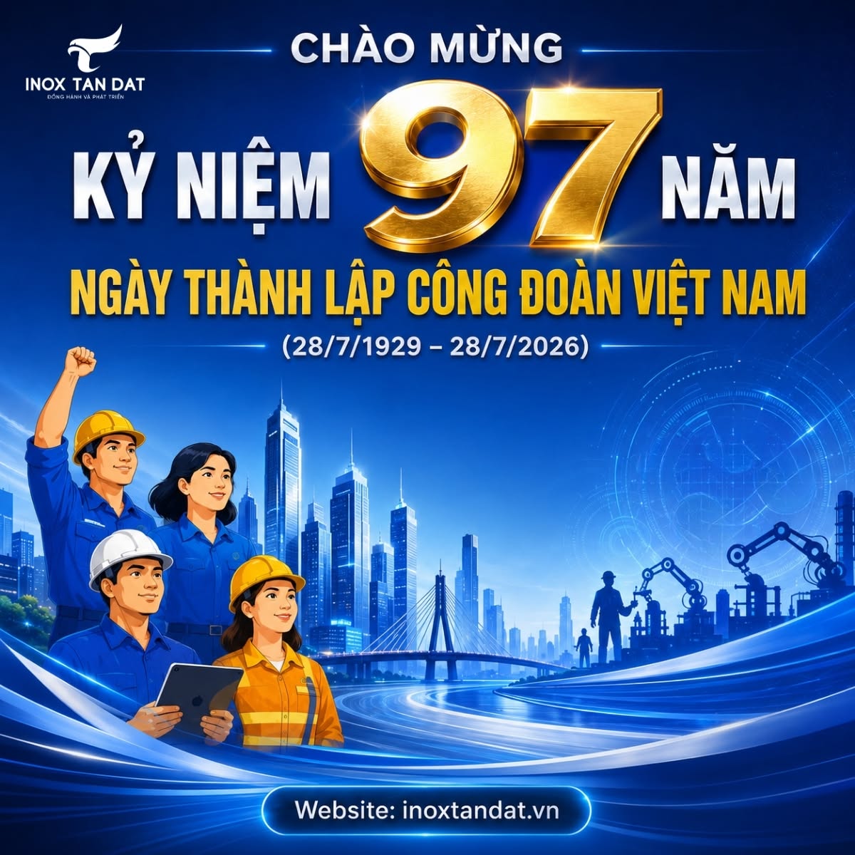 97 năm Ngày thành lập Công đoàn Việt Nam