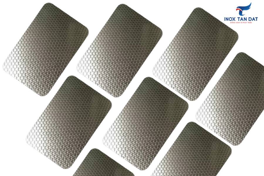 tấm inox dập nổi